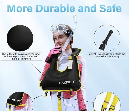 inflatable snorkeling vest review