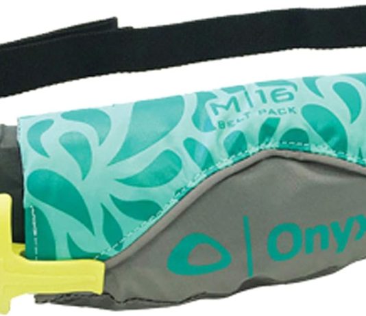 onyx m 16 belt pack manual inflatable life jacket pfd aqua