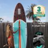 Niphean Inflatable Stand Up Paddle Board with SUP Accessories - Image 4