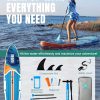 Niphean Inflatable Stand Up Paddle Board with SUP Accessories - Image 3
