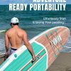 Niphean Inflatable Stand Up Paddle Board with SUP Accessories - Image 5