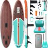Niphean Inflatable Stand Up Paddle Board with SUP Accessories - Image 3