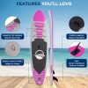 Niphean Inflatable Stand Up Paddle Board with SUP Accessories - Image 2