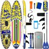 Niphean Inflatable Stand Up Paddle Board with SUP Accessories - Image 2