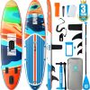Niphean Inflatable Stand Up Paddle Board with SUP Accessories - Image 3