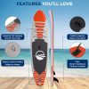 Niphean Inflatable Stand Up Paddle Board with SUP Accessories - Image 3