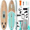 Niphean Inflatable Stand Up Paddle Board with SUP Accessories, Anti-Slip EVA Deck, 10'6" Inflatable Paddle Boards for Adults & Youth of All Skill Levels - Image 3