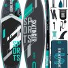 Skatinger 11'6×35" Super Wide Inflatable Paddle Board, Ultra Stable Stand Up Paddleboards for 450lb/3 People/Family/Big Size w/Shoulder Strap, 100L Backpack, All-Round Sup Board, US Fin - Image 5