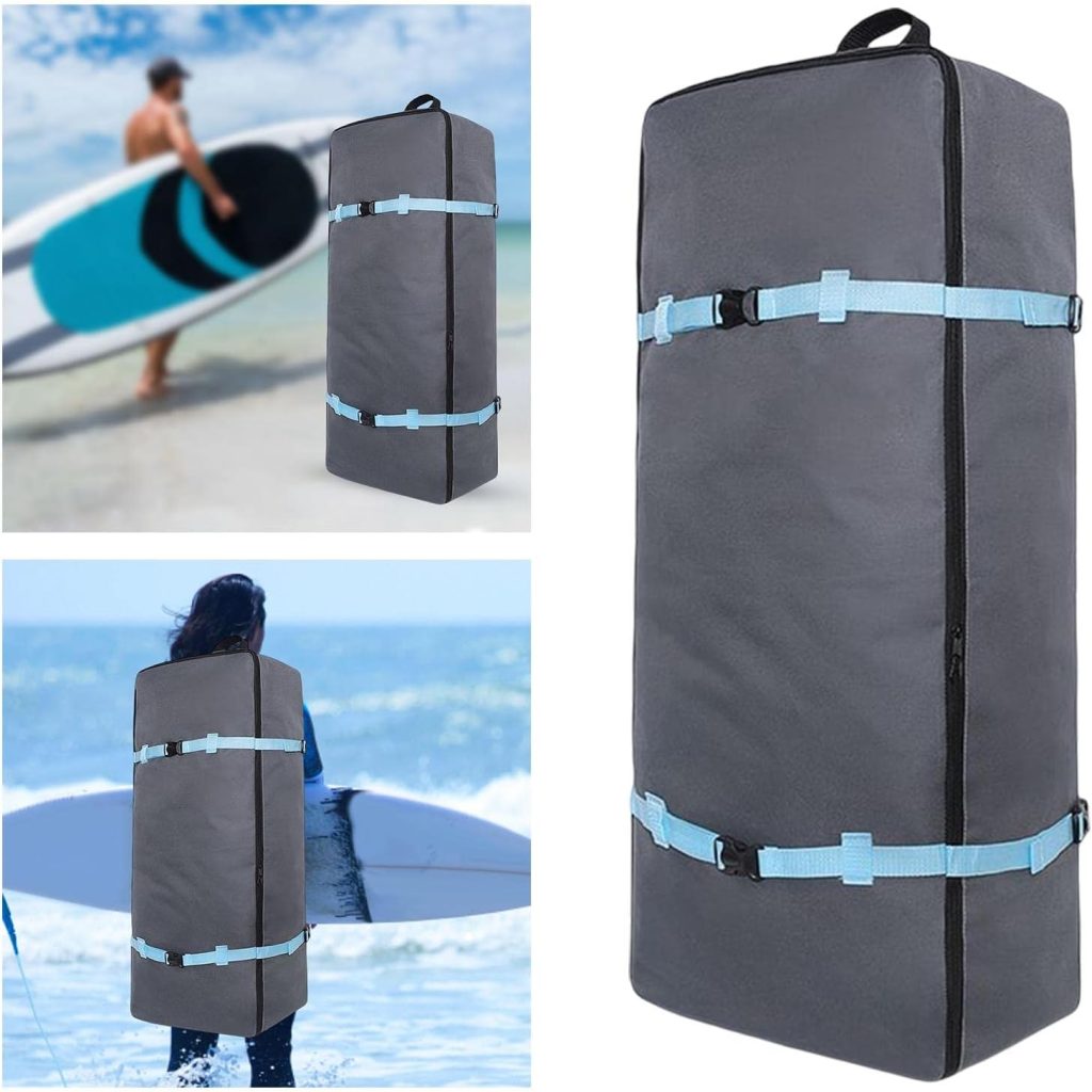 90L Mesh Carry Shoulder Bag Backpack for Inflatable Stand up Paddle Board - Portable, Lightweight  Quick Dry
