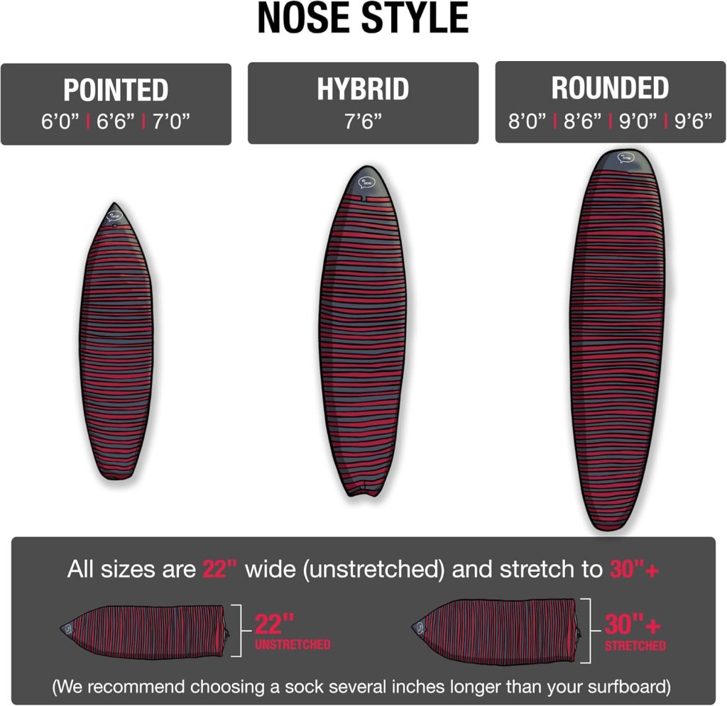 Ho Stevie! Surfboard Sock Cover - Light Protective Bag for your Surf Board [Choose Size and Color]