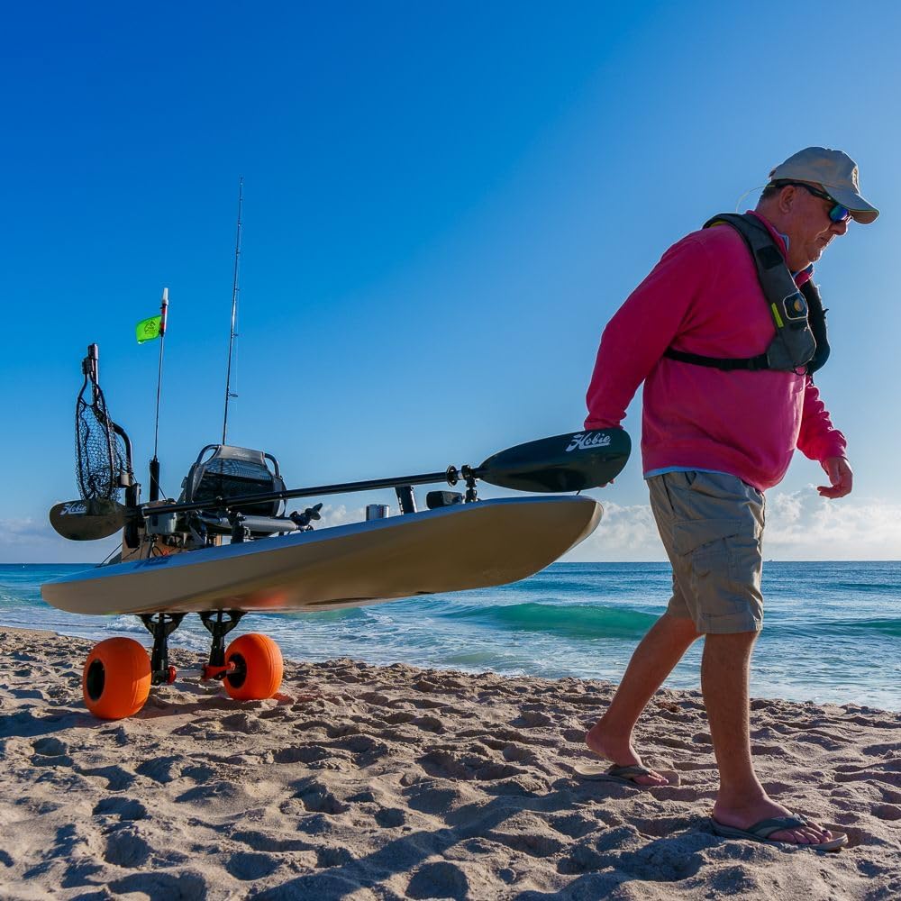 YakAttack Kayak Carts with Adjustable Frame  Wheel Options | All-Terrain, Sand  Solid Tire Variations | Durable Folding Transport System for Kayaks  Canoes | Made in USA