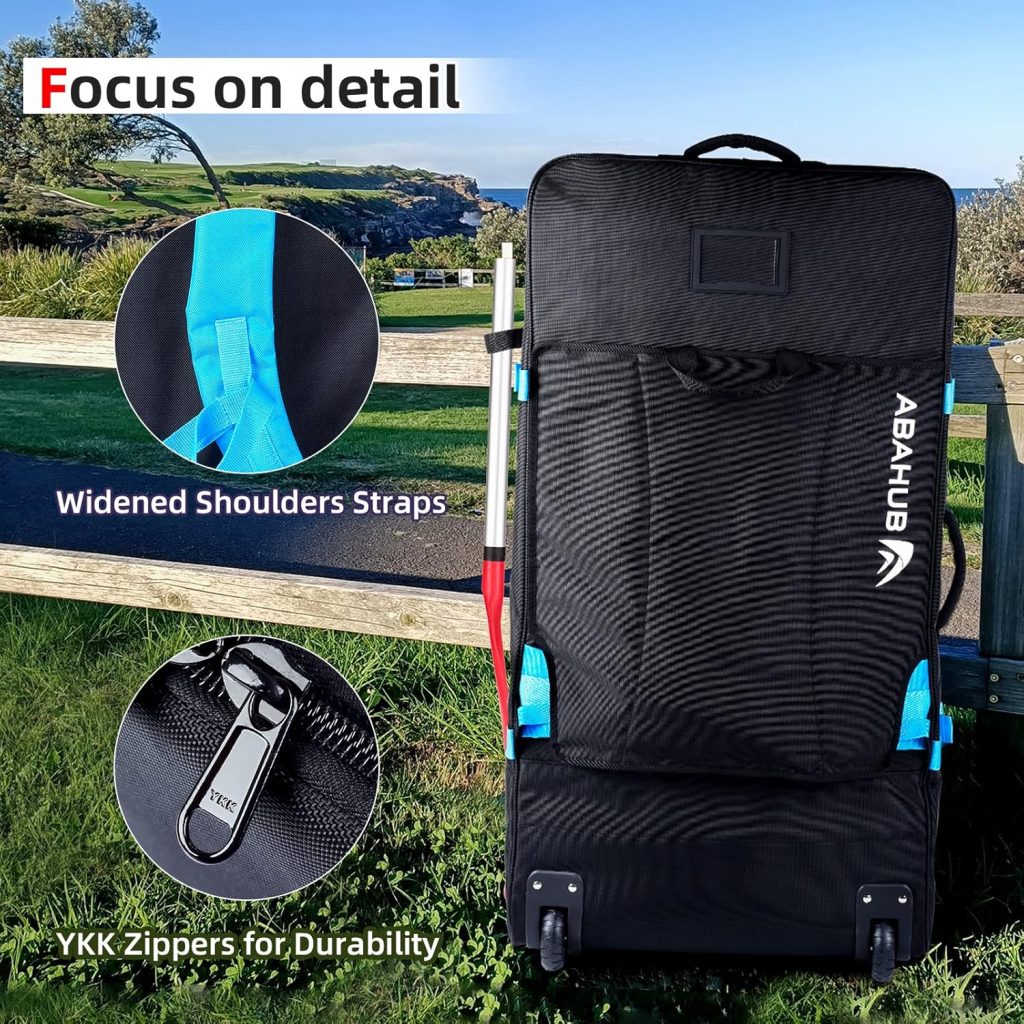 Abahub Premium iSUP Bag, Travel Carrying Backpack for Inflatable Stand Up Paddleboards, Paddle Board Accessories, Fits up to 12 ISUP