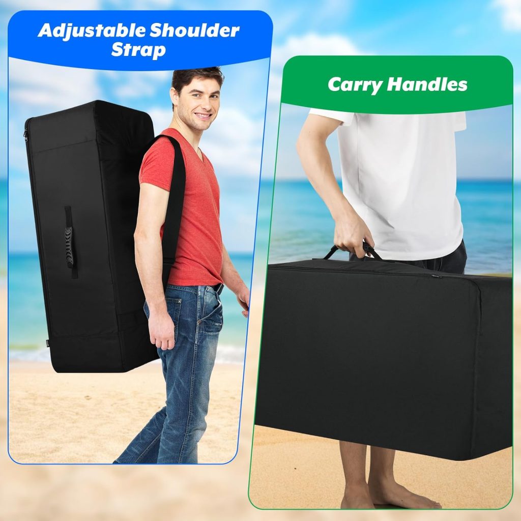 Cosmos Inflatable Paddleboard Carrying Backpack Inflatable SUP Board Travel Storage Bag for ISUP Stand Up Paddle Board Accessories Surfboard, 90L Large Capacity, Shoulder Strap  Padded Side Handles