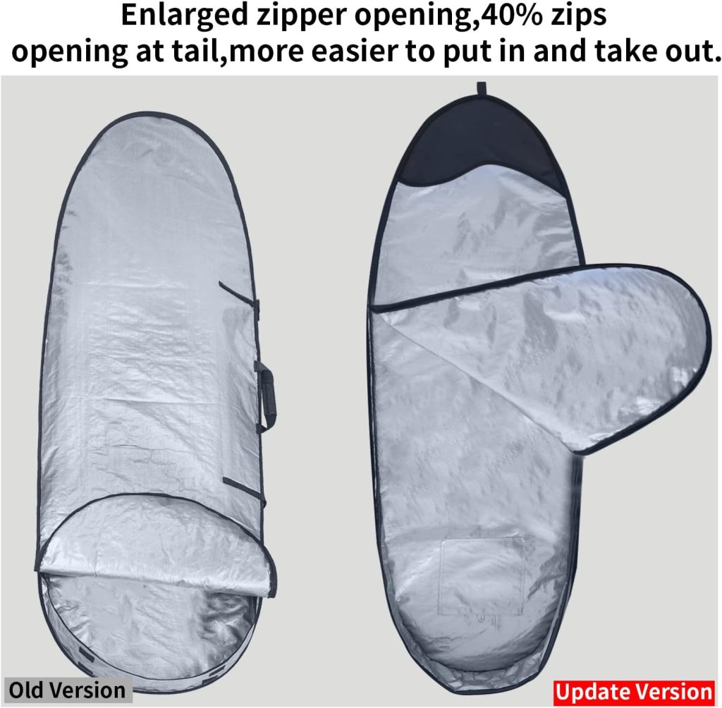 UCEDER Surfboard Cover and Surfboard Storage Bag for Outdoor Travel,50-910 Surfboard Bag,Maximum Protection for Your Surfboard