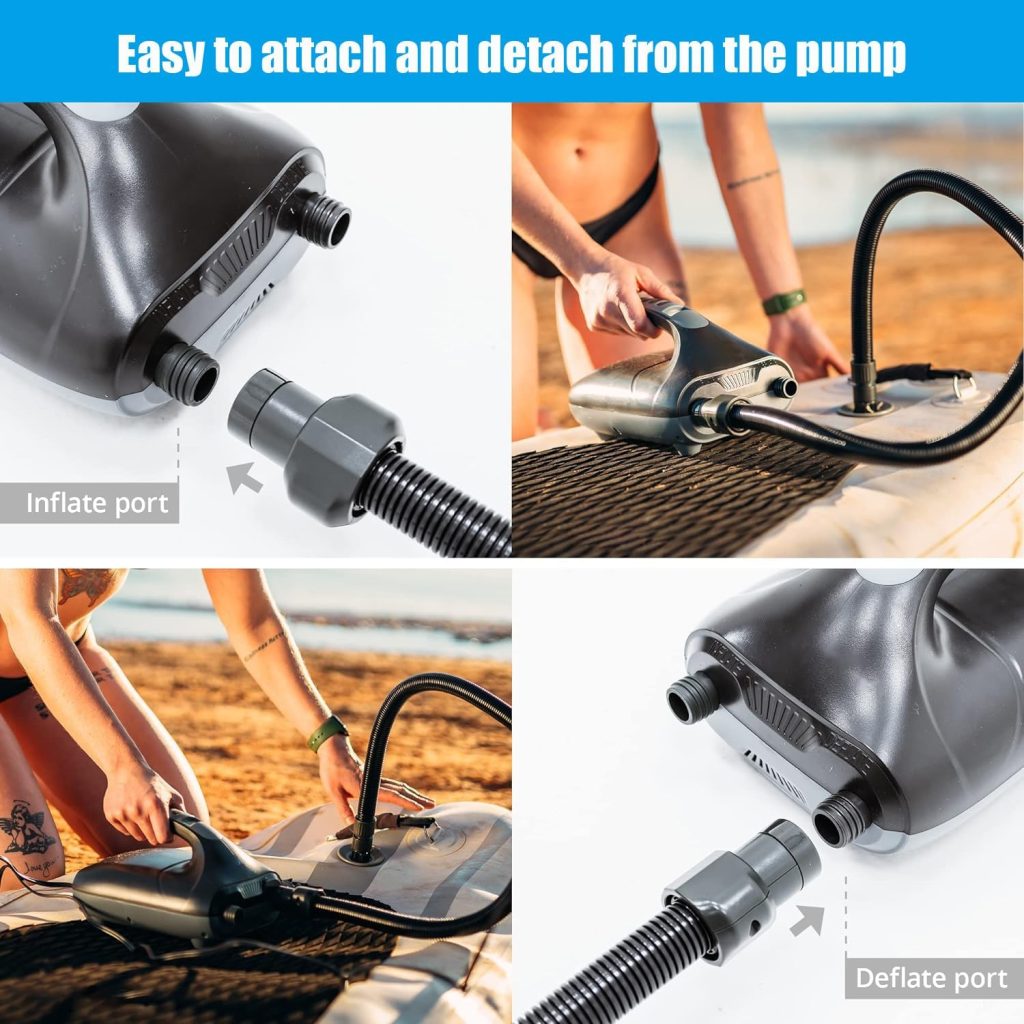 Paddle Board Pump Adapter Set, 1 Sup Pump Hose 7 Sup Air Nozzles, Sup Pump Replacement Parts, Paddleboard Electric Air Pump Accessories Attachment for Inflatable Boats, Rafts, Kayak Paddle Board Pump Adapter Set, 1 Sup Pump Hose 7 Sup Air Nozzles, Sup Pump Replacement Parts, Paddleboard Electric Air Pump Accessories Attachment for Inflatable Boats, Rafts, Kayak