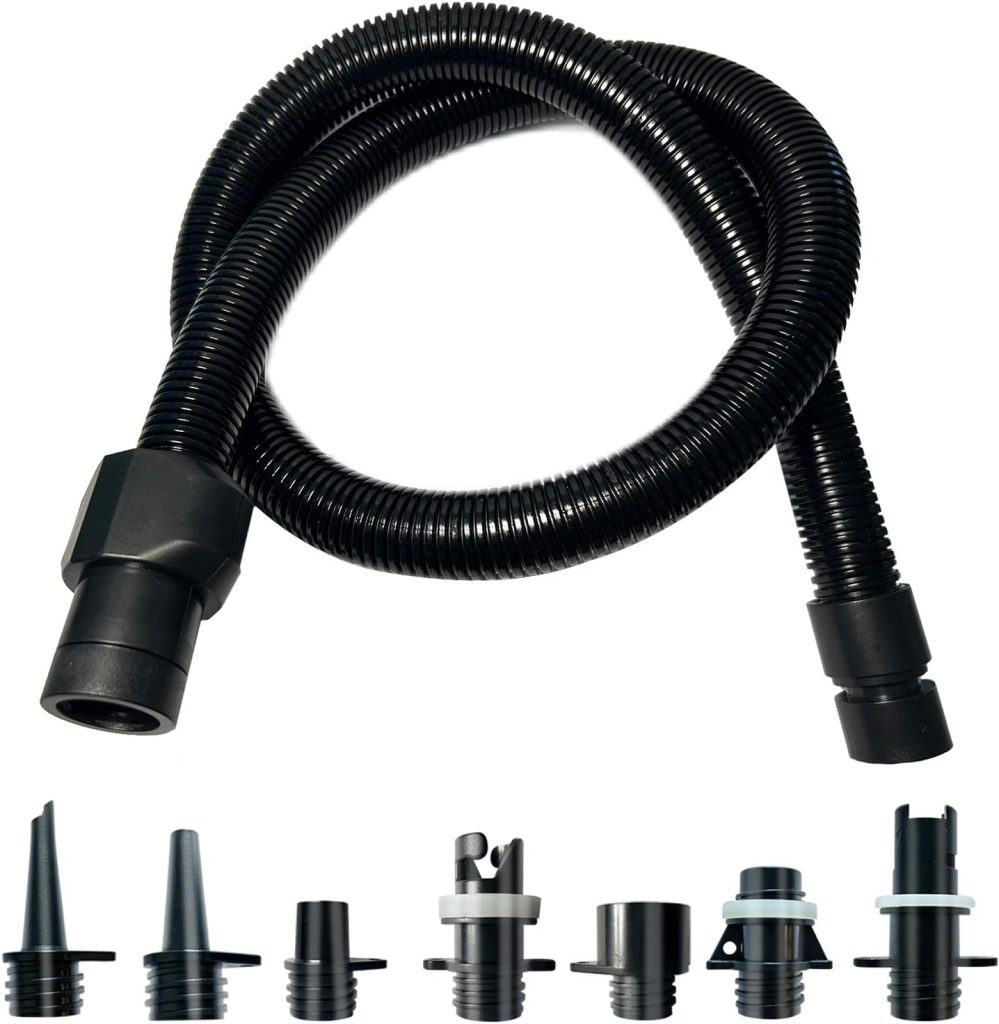 Paddle Board Pump Adapter Set, 1 Sup Pump Hose 7 Sup Air Nozzles, Sup Pump Replacement Parts, Paddleboard Electric Air Pump Accessories Attachment for Inflatable Boats, Rafts, Kayak Paddle Board Pump Adapter Set, 1 Sup Pump Hose 7 Sup Air Nozzles, Sup Pump Replacement Parts, Paddleboard Electric Air Pump Accessories Attachment for Inflatable Boats, Rafts, Kayak