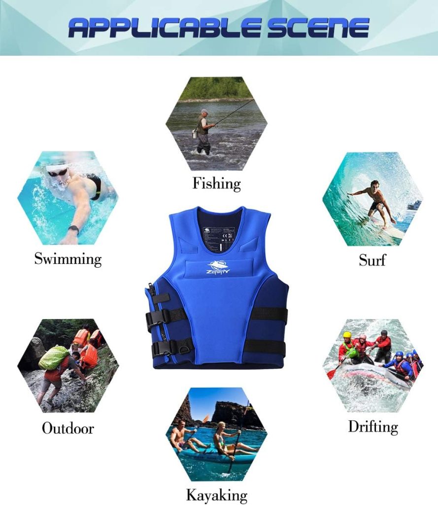 Swim Vest Float Jacket for Adult, Float Suit for Kayaking Fishing Surfing Canoeing Sailing Swim Vest Float Jacket for Adult, Float Suit for Kayaking Fishing Surfing Canoeing Sailing