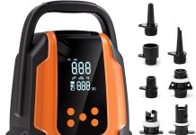 Electric Paddle Board Pump 50PSI Portable SUP review