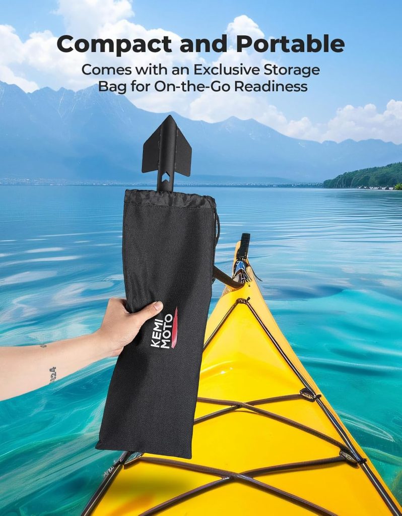KEMIMOTO Boat Anchor, Kayak Anchor Jet Ski Anchor PWC Anchor Shallow Water Anchor, Sand Anchor for Small Boat Pontoon Canoe Kayak Anchor System Safety Kit