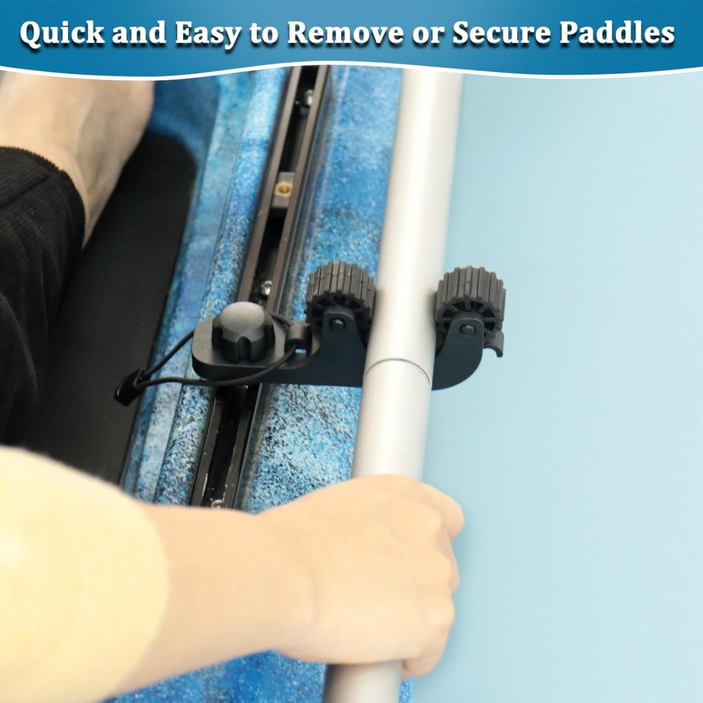 Huntury Kayak Paddle Holder, Save Kayak Track Space, Fishing Net, Fishing Poles Holder for Fishing, Track Mount Accessories Huntury Kayak Paddle Holder, Save Kayak Track Space, Fishing Net, Fishing Poles Holder for Fishing, Track Mount Accessories