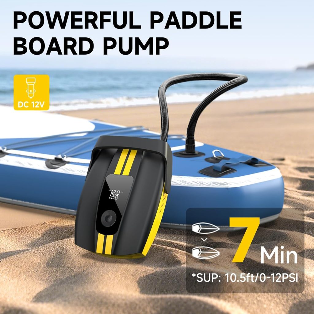 50PSI Paddle Board Pump Electric Portable, Sup Pump with Auto-Off,9 Modes Paddleboard Pump for Stand Up Paddle Board/Car/Kayak/Motorcycle/Bicycle (Non-Rechargeable) (Non-Rechargeable) 50PSI Paddle Board Pump Electric Portable, Sup Pump with Auto-Off,9 Modes Paddleboard Pump for Stand Up Paddle Board/Car/Kayak/Motorcycle/Bicycle (Non-Rechargeable) (Non-Rechargeable)