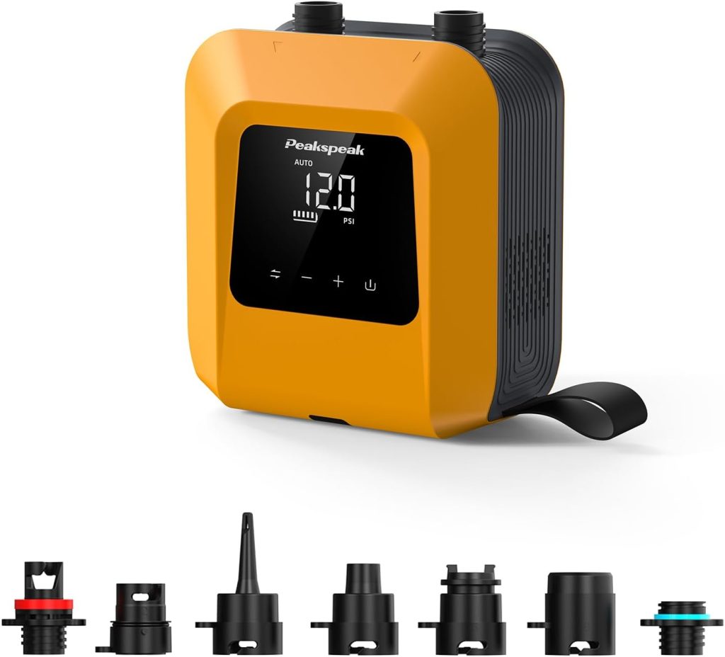 Electric Paddle Board Pump S1-20PSI Rechargeable SUP Pumps, Dual Stage Inflation Deflation, Suitable for Stand Up Paddle Boards, Boats, Kayaks and Tent Electric Paddle Board Pump S1-20PSI Rechargeable SUP Pumps, Dual Stage Inflation Deflation, Suitable for Stand Up Paddle Boards, Boats, Kayaks and Tent