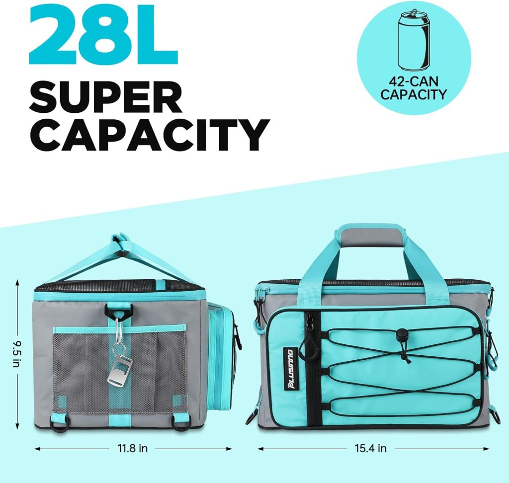 PLUSINNO Paddle Board Cooler, Waterproof SUP Cooler Durable PVC Material, Paddle Board Bag with TPU Zipper, 12-Pocket Fits 42 Cans, Paddle Board Accessories for Beach, Camping, Kayaking PLUSINNO Paddle Board Cooler, Waterproof SUP Cooler Durable PVC Material, Paddle Board Bag with TPU Zipper, 12-Pocket Fits 42 Cans, Paddle Board Accessories for Beach, Camping, Kayaking