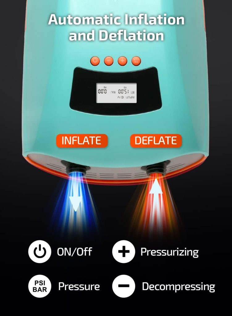 Swonder Seawolf Paddle Board Pump w/ 9000mAh Battery Powered, 2X Faster 20 PSI SUP Electric Air Pump w/Dual Cylinders, Dual Stage, Active Cooling System for Inflatable Paddleboard, Kayak Swonder Seawolf Paddle Board Pump w/ 9000mAh Battery Powered, 2X Faster 20 PSI SUP Electric Air Pump w/Dual Cylinders, Dual Stage, Active Cooling System for Inflatable Paddleboard, Kayak