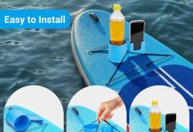 2 in 1 Paddle Board Cup Holder review