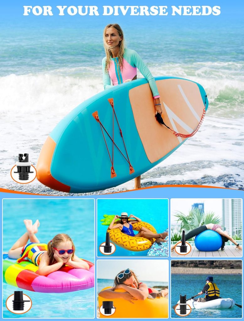 Chamvis Paddle Board Pump, SUP Pump for Paddle Board Electric Air Pump: Inflation/Deflation 12V DC SUP Air Pump with Auto-Off for Inflatable Stand Up Paddle Boards, Kayaks, Boats Chamvis Paddle Board Pump, SUP Pump for Paddle Board Electric Air Pump: Inflation/Deflation 12V DC SUP Air Pump with Auto-Off for Inflatable Stand Up Paddle Boards, Kayaks, Boats