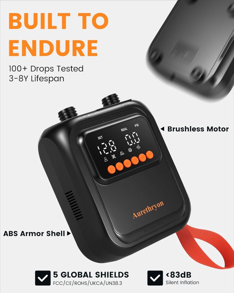 Electric Paddle Board Pump - 20 PSI Portable High Pressure SUP Air Pump for Inflatables with 12V DC Car Connector, Dual Stage Inflation Auto-Off for Paddleboard, Kayak, Boat Electric Paddle Board Pump - 20 PSI Portable High Pressure SUP Air Pump for Inflatables with 12V DC Car Connector, Dual Stage Inflation Auto-Off for Paddleboard, Kayak, Boat