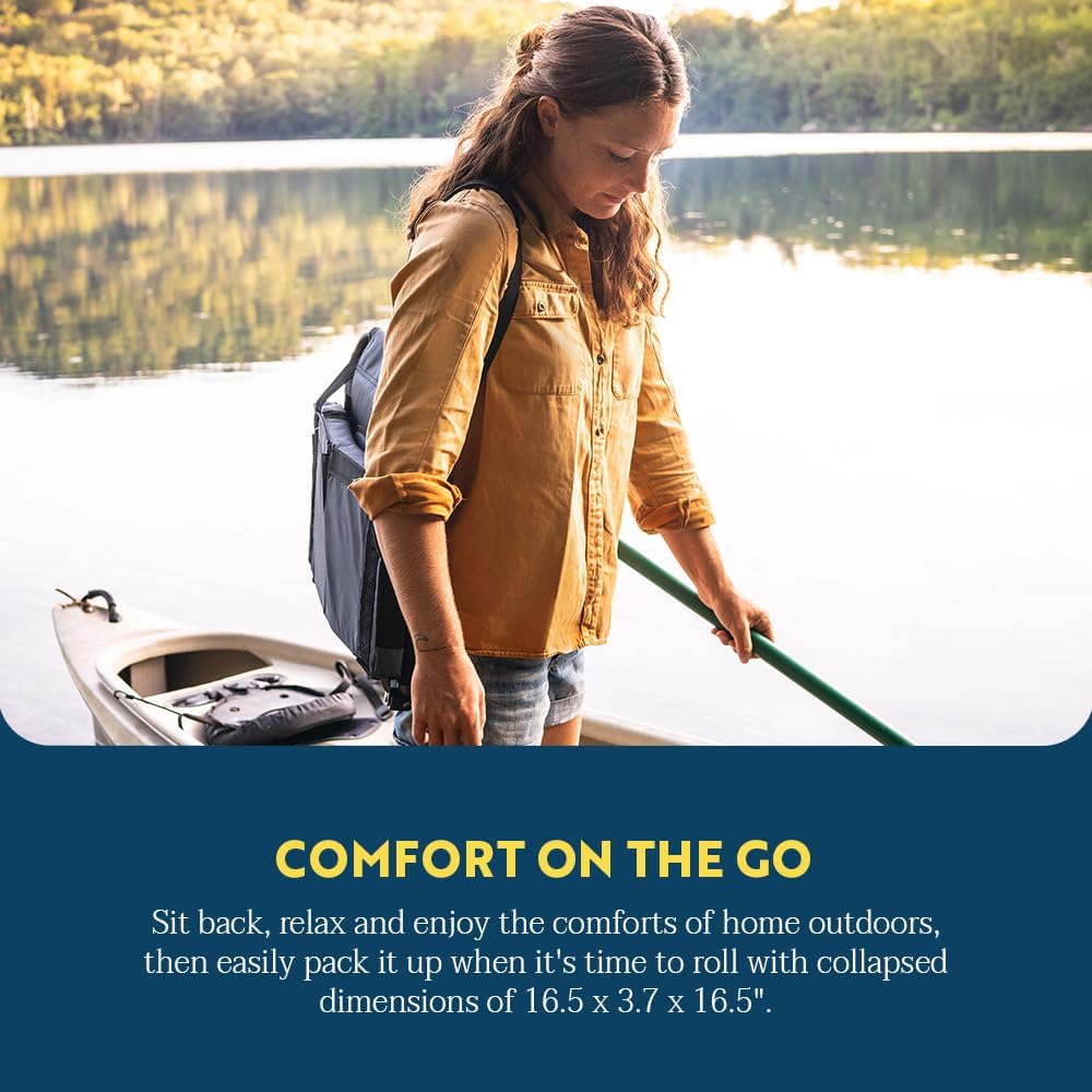 GCI Outdoor SitBacker Adjustable Canoe Seat with Back Support GCI Outdoor SitBacker Adjustable Canoe Seat with Back Support