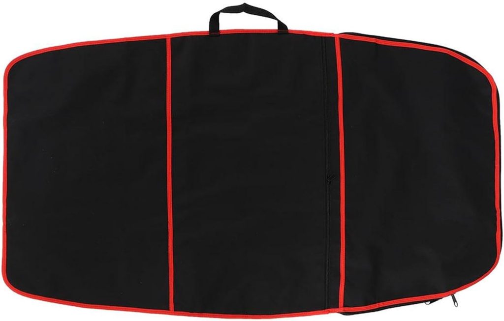 Jadeshay Surfboard Bag, 48x28 Inch Durable Polyester Bodyboard Carry Bag with Side Handle, Double Zipper External Pocket, Suitable for Surfboard, Boogie Board, Red Stripe Jadeshay Surfboard Bag, 48x28 Inch Durable Polyester Bodyboard Carry Bag with Side Handle, Double Zipper External Pocket, Suitable for Surfboard, Boogie Board, Red Stripe