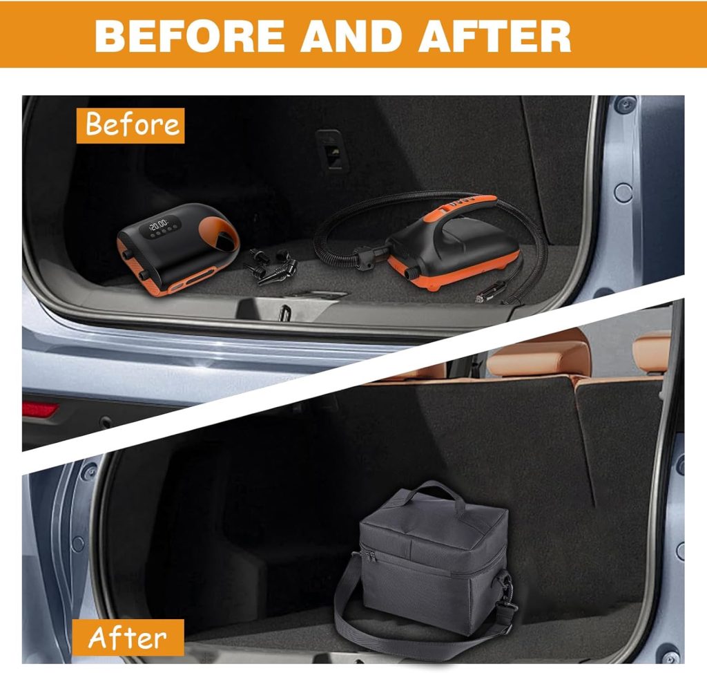 Sup Air Pump Bag Compatible with Most Sup Air Pump, Paddle Board Pump Bag with Detachable Shoulder Strap Sup Air Pump Bag Compatible with Most Sup Air Pump, Paddle Board Pump Bag with Detachable Shoulder Strap