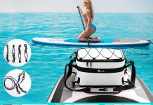 Paddle Board Cooler – Waterproof SUP Cooler Bag for Stand Up Paddle Board and Kayak – Leakproof Inflatable Cooler for SUP Accessories – Essential Paddleboard Accessory for Water Storage