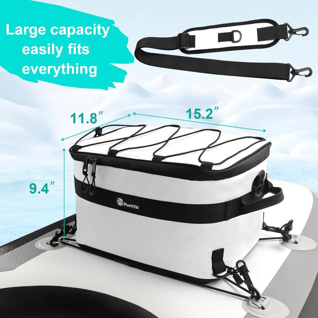 Paddle Board Cooler - Waterproof SUP Cooler Bag for Stand Up Paddle Board and Kayak - Leakproof Inflatable Cooler for SUP Accessories - Essential Paddleboard Accessory for Water Storage Paddle Board Cooler - Waterproof SUP Cooler Bag for Stand Up Paddle Board and Kayak - Leakproof Inflatable Cooler for SUP Accessories - Essential Paddleboard Accessory for Water Storage