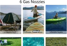 PEAKFLOW 20PSI High Pressure SUP Air Pump, Intelligent Dual Stage Inflation & Auto-Off & Deflation, 12V DC Car Connector, for Inflatable Towable Tube