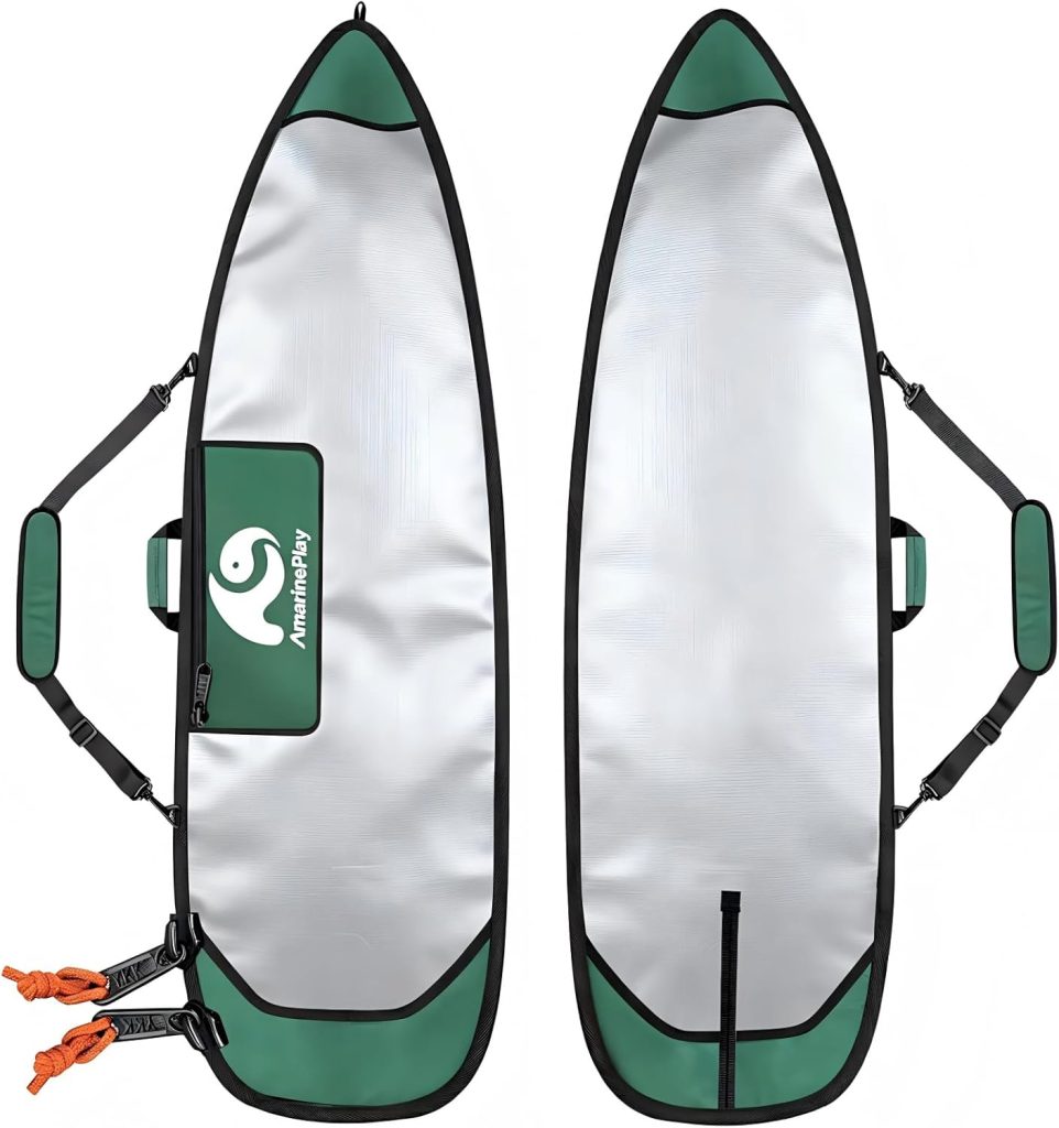 Surfboard-Bag Day-Bag Longboard Bag for 60,66,70,76,80,96,100 Fish/Hybrid Surfboards,Durable Carrying Cover for Storage and Transport to Car Truck Travel w/Protect PaddingFin Slot Opening Surfboard-Bag Day-Bag Longboard Bag for 60,66,70,76,80,96,100 Fish/Hybrid Surfboards,Durable Carrying Cover for Storage and Transport to Car Truck Travel w/Protect PaddingFin Slot Opening