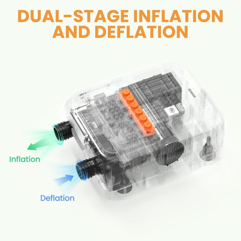 Electric Paddle Board Pump, 20PSI SUP pump for Paddleboard,Dual Stage InflationDeflation, Auto-Off and 12V DC connector for Stand-Up Paddle Boards, Kayaks, Boats Inflatables Electric Paddle Board Pump, 20PSI SUP pump for Paddleboard,Dual Stage InflationDeflation, Auto-Off and 12V DC connector for Stand-Up Paddle Boards, Kayaks, Boats Inflatables