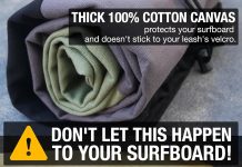 Ho Stevie! Canvas Surfboard Bag Cover – No Melted Wax on Car – Sun/Ding Protection