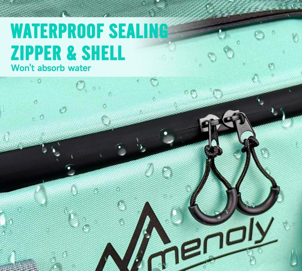 MENOLY Paddle Board Accessories Cooler, 25L Sup Kayak Deck Cooler Bag Fit Cans with Bottle Opener, Adjustable Strap for Paddleboarding, Kayaking, Camping MENOLY Paddle Board Accessories Cooler, 25L Sup Kayak Deck Cooler Bag Fit Cans with Bottle Opener, Adjustable Strap for Paddleboarding, Kayaking, Camping
