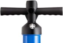 RIVALLYCOOL SUP Hand Pump, High Pressure Hand Pump for Inflatable SUP Board, Double Action Pump Max 29psi for Paddle Board Boat & Kayak,Blue