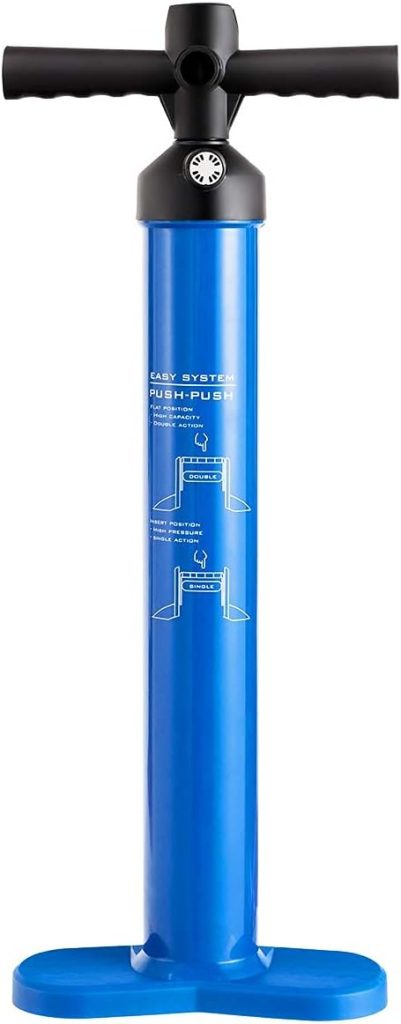 RIVALLYCOOL SUP Hand Pump, High Pressure Hand Pump for Inflatable SUP Board, Double Action Pump Max 29psi for Paddle Board Boat Kayak,Blue RIVALLYCOOL SUP Hand Pump, High Pressure Hand Pump for Inflatable SUP Board, Double Action Pump Max 29psi for Paddle Board Boat Kayak,Blue