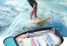 Waterproof Inflatable Paddle Board Backpack – 36″x16″x10″ Lightweight SUP Carrier Bag w/Padded Straps for Surfboard, Kayak & Gear