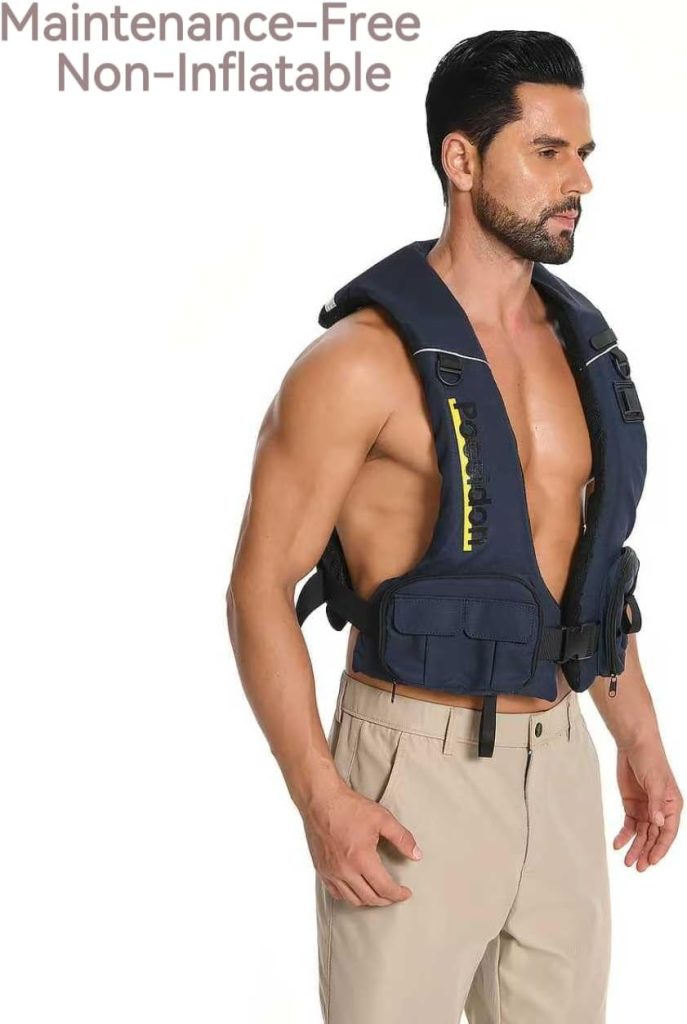 Adjustable Lightweight Breathable Water Safety Life Jacket | Classic Unisex Design | Multi-Functional Dual Storage Pockets | Suitable for Various Water Activities Adjustable Lightweight Breathable Water Safety Life Jacket | Classic Unisex Design | Multi-Functional Dual Storage Pockets | Suitable for Various Water Activities
