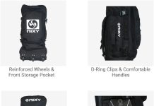 NIXY Inflatable Paddle Board Carrying Backpack – Compact Hands-Free Travel Backpack for iSUP, Durable, Padded Shoulder Straps