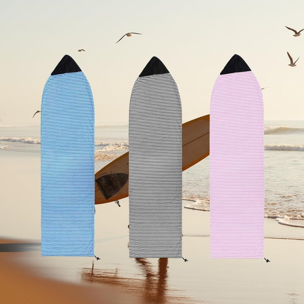 Surf Sock, Surfboard Sock Cover for Longboard Paddleboard Surf Board Sup Paddle Board, 7.5 FT Foot 7.5ft Quick Dry Stretch Surfboard Bag Sleeve with Drawstring Closure 230x50 cm Black Surf Sock, Surfboard Sock Cover for Longboard Paddleboard Surf Board Sup Paddle Board, 7.5 FT Foot 7.5ft Quick Dry Stretch Surfboard Bag Sleeve with Drawstring Closure 230x50 cm Black