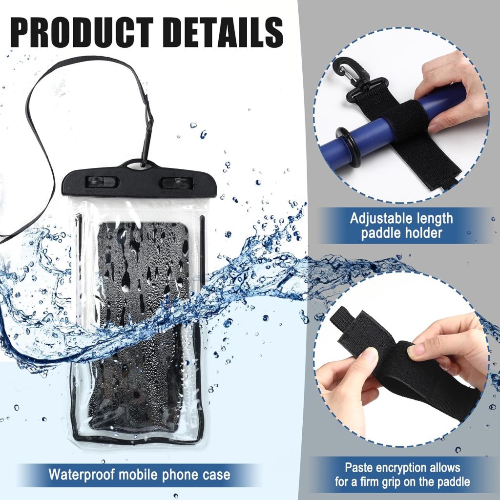 Paddleboard Deck Bag Elastic Sup Mesh Storage Bag with Waterproof Phone Case with Pcs Boat Paddle Keeper and D Ring Patches, Paddleboard Accessory for Paddle Board, Surfboard, Kayak Paddleboard Deck Bag Elastic Sup Mesh Storage Bag with Waterproof Phone Case with Pcs Boat Paddle Keeper and D Ring Patches, Paddleboard Accessory for Paddle Board, Surfboard, Kayak