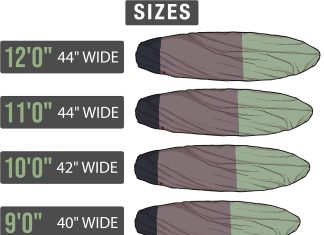 Ho Stevie! Canvas SUP Bag Cover - Prevent Sun Damage - Durable 100% Natural Cotton Canvas Protective Bag for Stand Up Paddle Boards review
