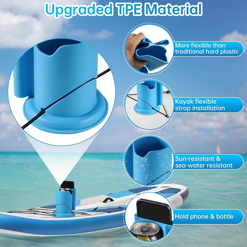 Paddle Board Cup Holder, 2-in-1 Drink & Phone Holder, SUP Accessories review | SUP Board Accessories Paddle Board Cup Holder, 2-in-1 Drink & Phone Holder, SUP Accessories review
